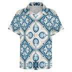 Men's Fashion Casual Printed Short Sleeve Shirts 2306100441