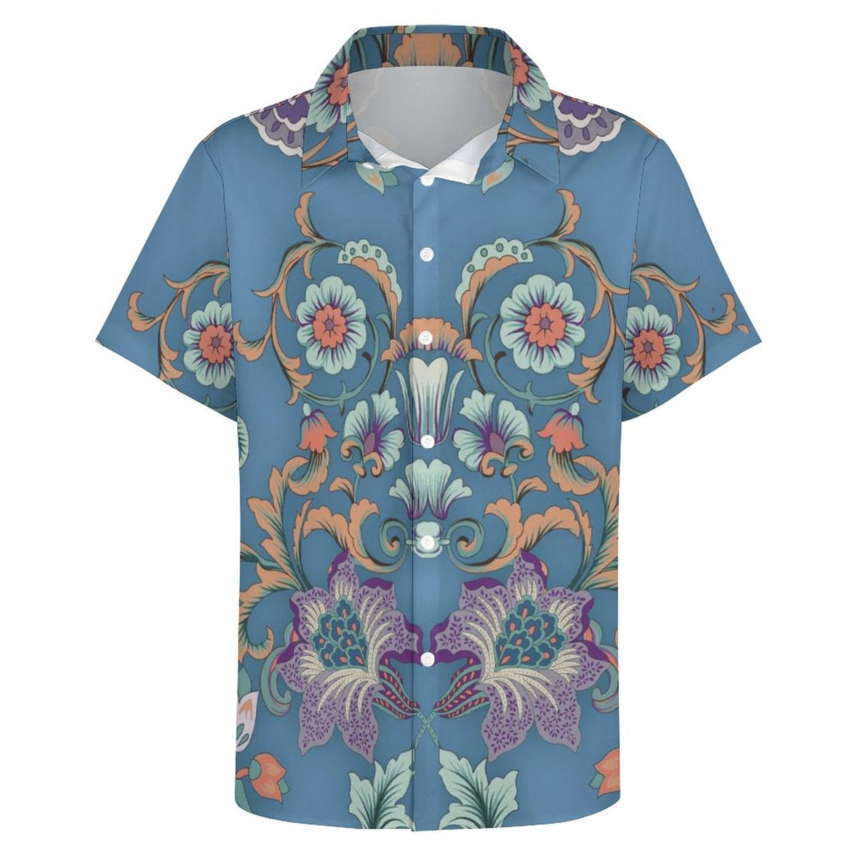 Men's Fashion Casual Printed Short Sleeve Shirts 2306100464