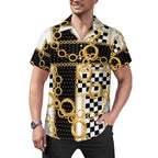 Men Hawaiian Casual Short Sleeve Shirt 2306101494