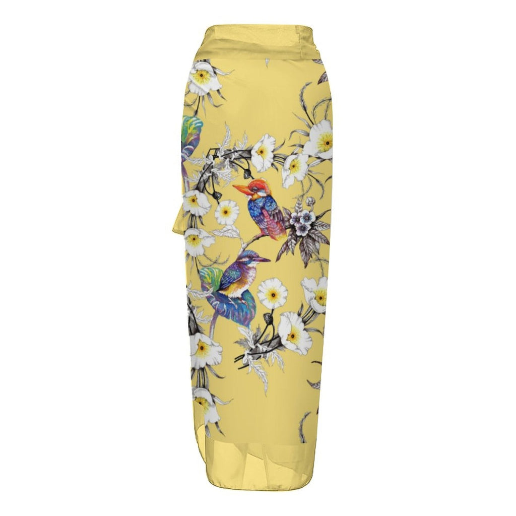 Casual Printed One-Piece Swimsuit And Cover Up 2305102752
