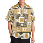 Men's Fashion Casual Printed Short Sleeve Shirts 2306100456