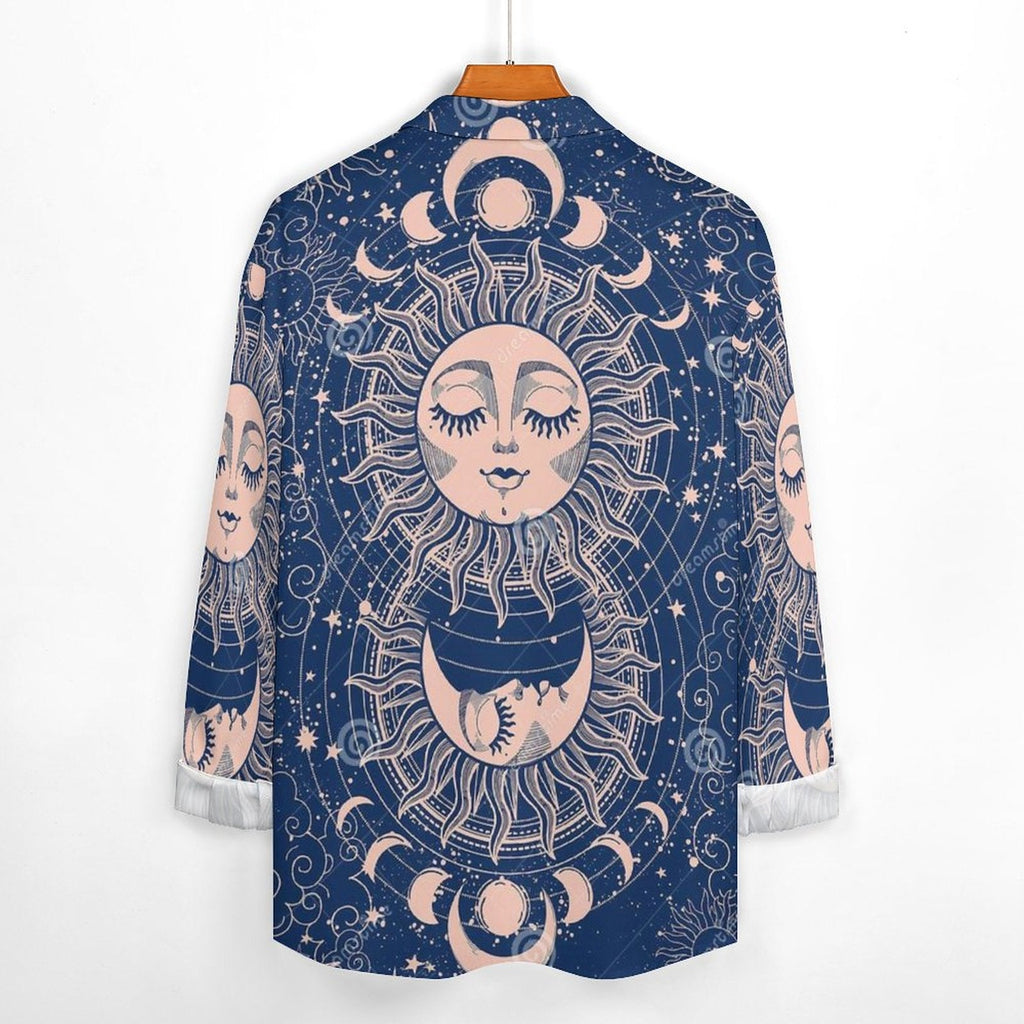 Men's Casual Printed Long Sleeve Shirt 2306103079