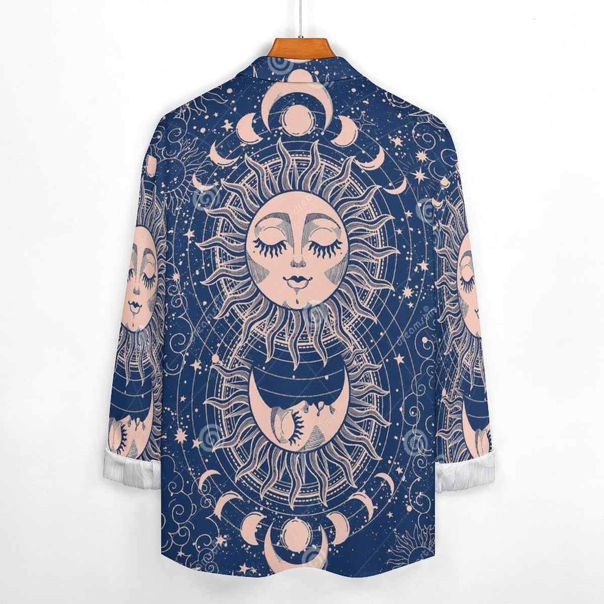 Men's Casual Printed Long Sleeve Shirt 2306103079