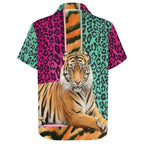 Men's Fashion Casual Printed Short Sleeve Shirts 2305107069